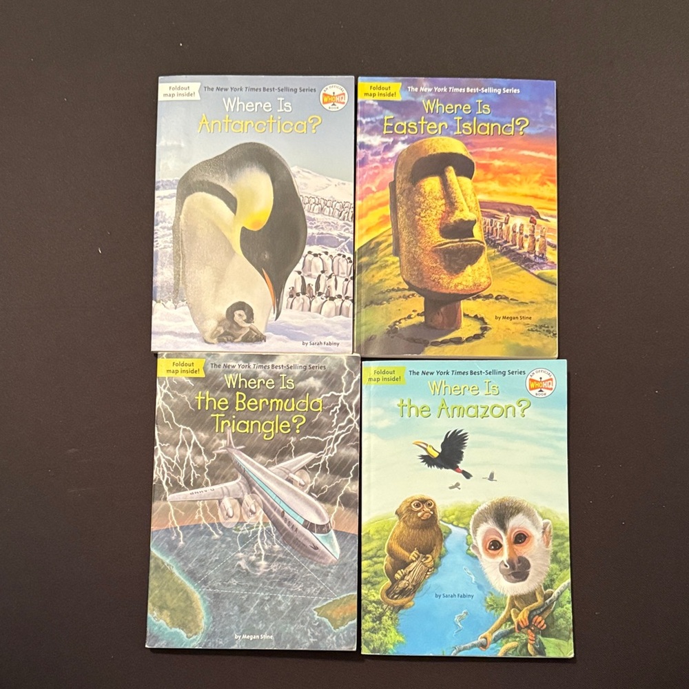 Set of 4 - Where Is Book Series Set